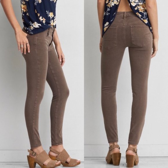 Aeo Sateen X4 Super Stretch Jeggings In 